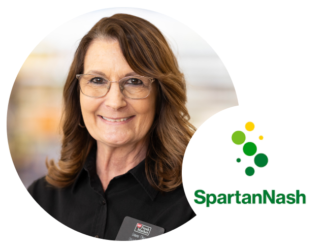 <p><strong>Diane Olsen</strong></p><p>Center Store Manager</p><p>SpartanNash</p>