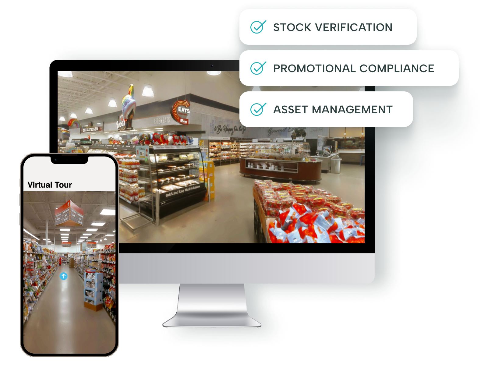 Virtual planogram visibility